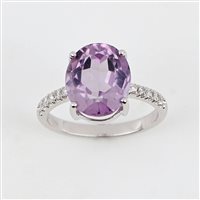 Anello Zorzan Gioielli Donna in Oro bianco Ametista 5.27 Ct ANPZ2519 - ANPZ2519